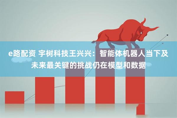 e路配资 宇树科技王兴兴：智能体机器人当下及未来最关键的挑战仍在模型和数据
